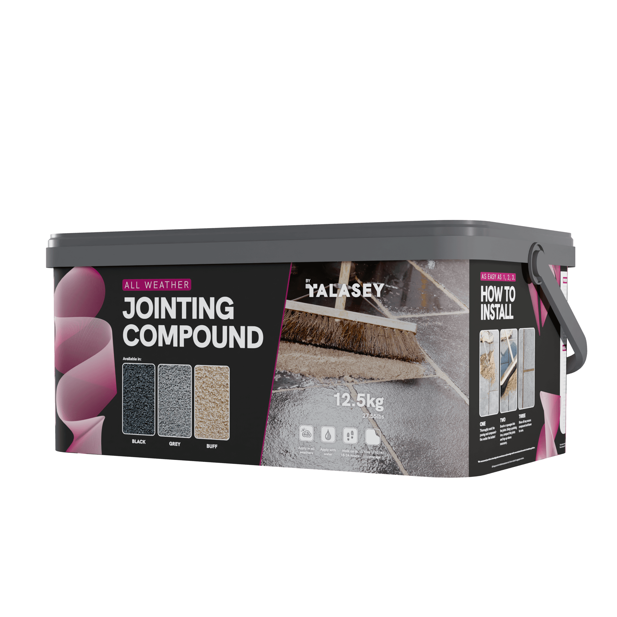 Pavetuf All-Weather Grey Jointing Compound 12.5kg