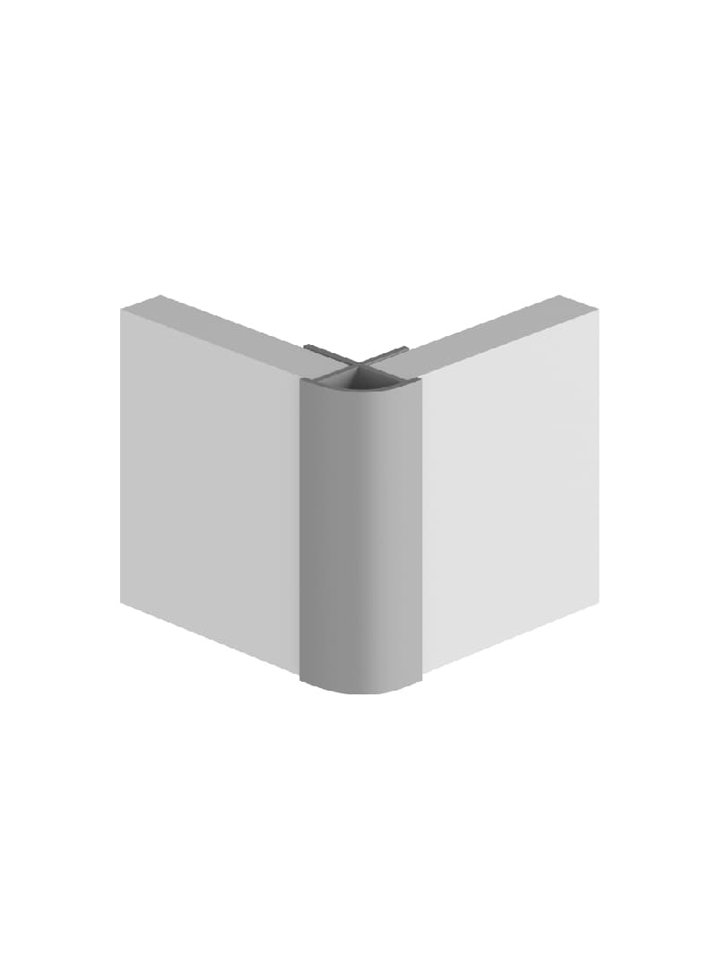 Multipanel Wall Panel Profile Type B - External Corner Profile White