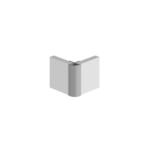 Multipanel Wall Panel Profile Type B - External Corner Profile White
