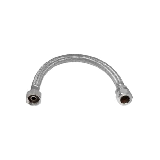22mm Compression x 3/4 Inch Flexible Tap Connector 30cm Hose