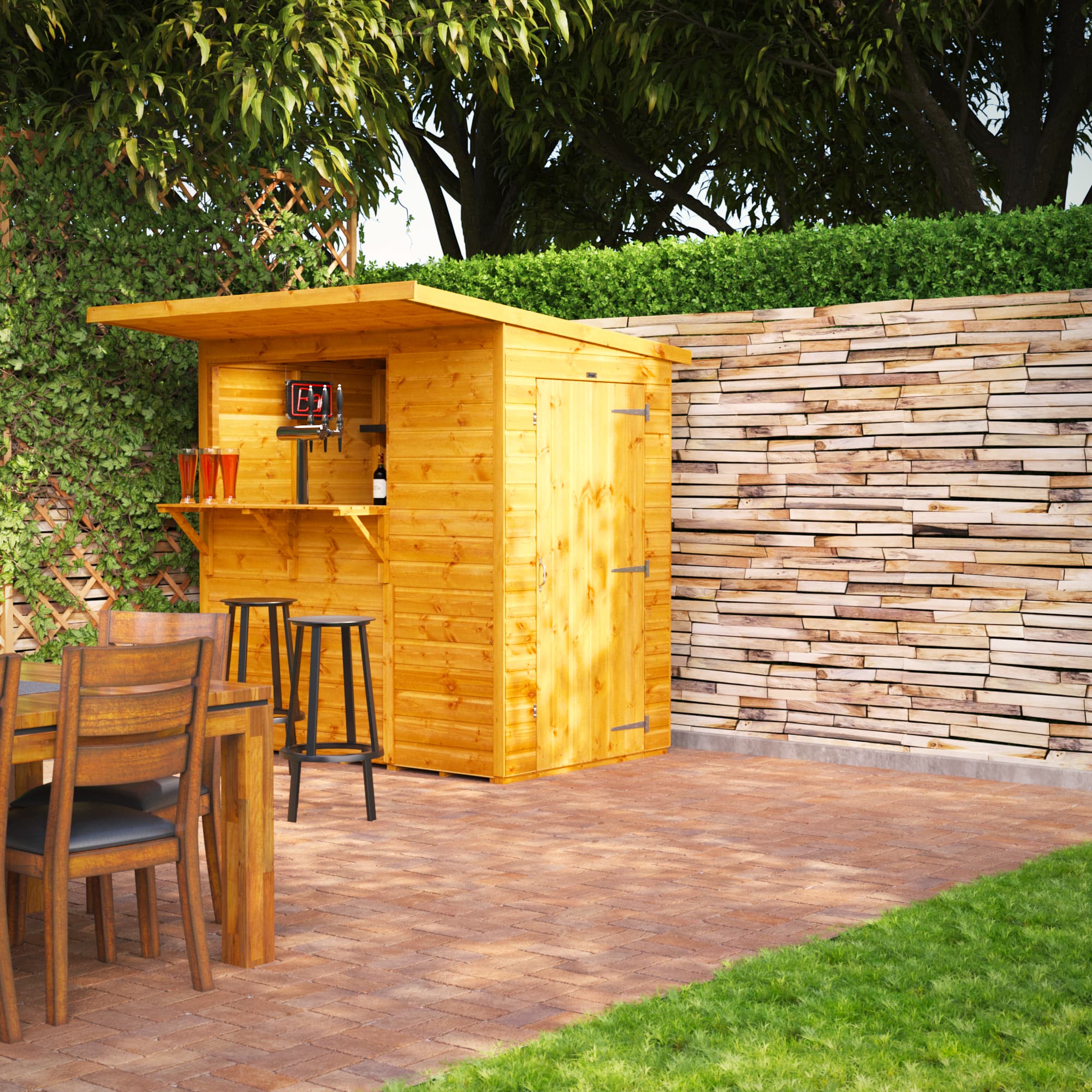 6 x 4 Power Pub Shed