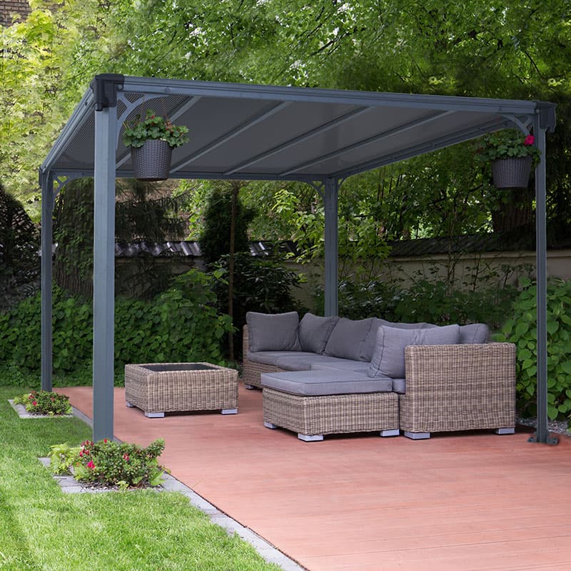 10'x10' (3x3m) Palram Canopia Milano 3000 Garden Gazebo