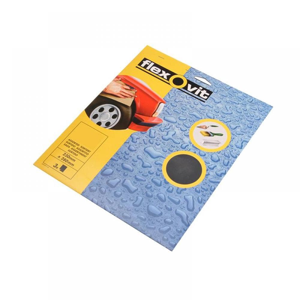 Flexovit 63642558246 Waterproof Sanding Sheets 230 X 280Mm 1000G (25)