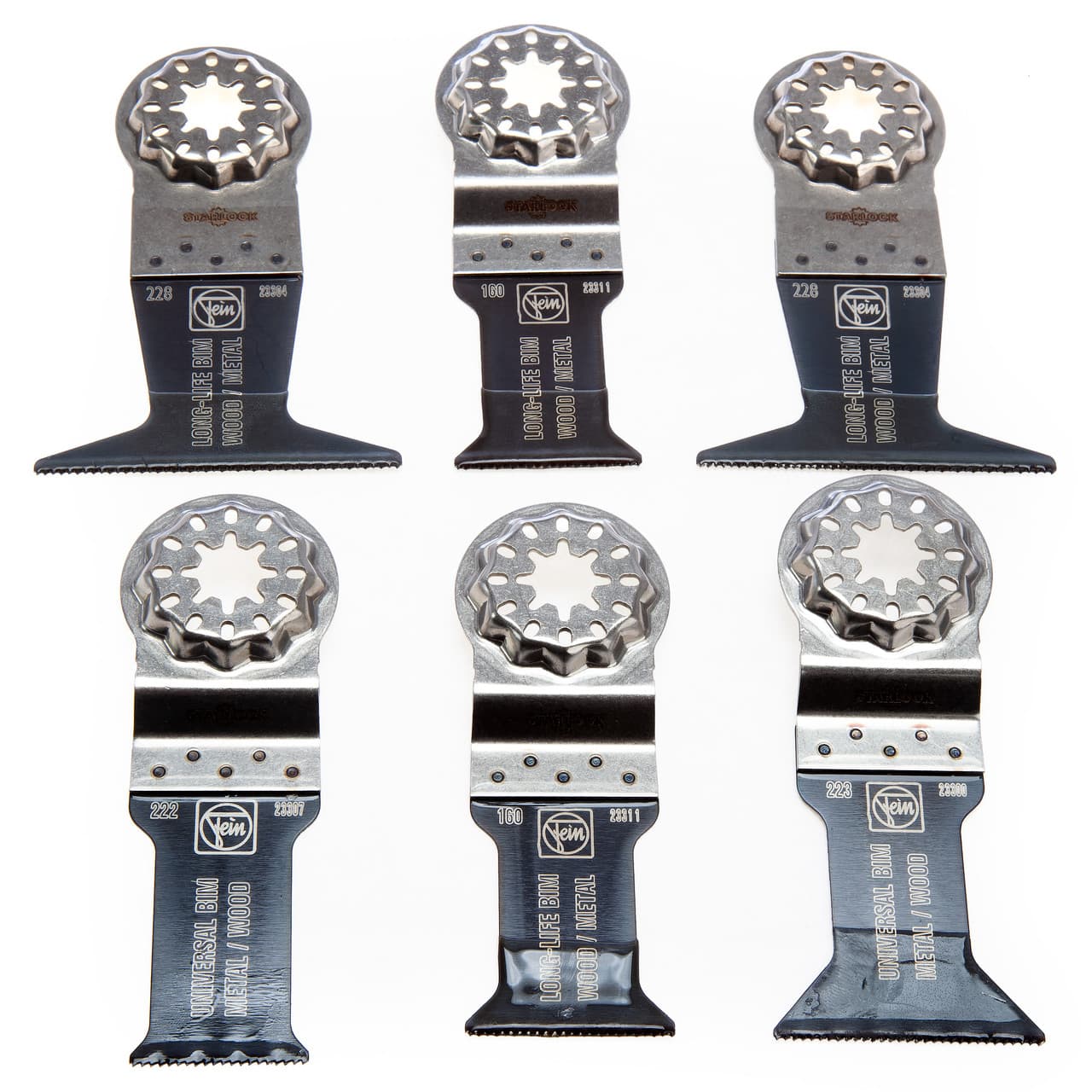 Fein 35222967010 Best Of E-Cut Starlock For Wood And Metal (6 Piece)