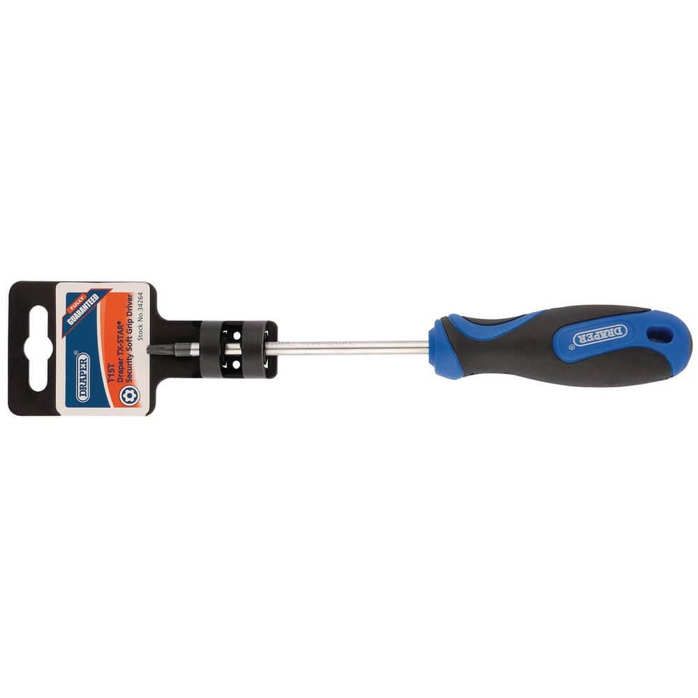 Draper 34264 Tx-Star® Soft Grip Security Screwdriver T15 each