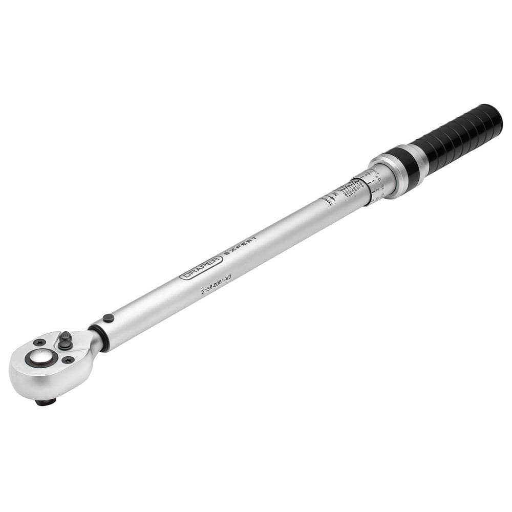 Draper Expert Ratchet Torque Wrench 1/2in Sq. Dr. 40-200Nm Pk 1 17738