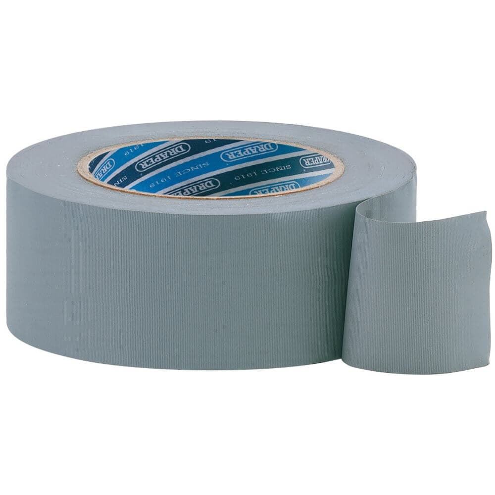 Draper 49430 Duct Tape Roll 30M X 50Mm Grey per roll