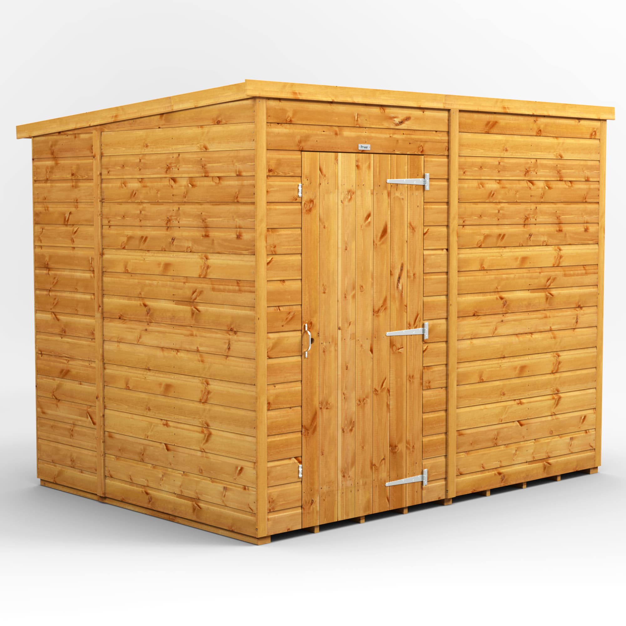 Powersheds 8 x 6 Power Windowless Pent