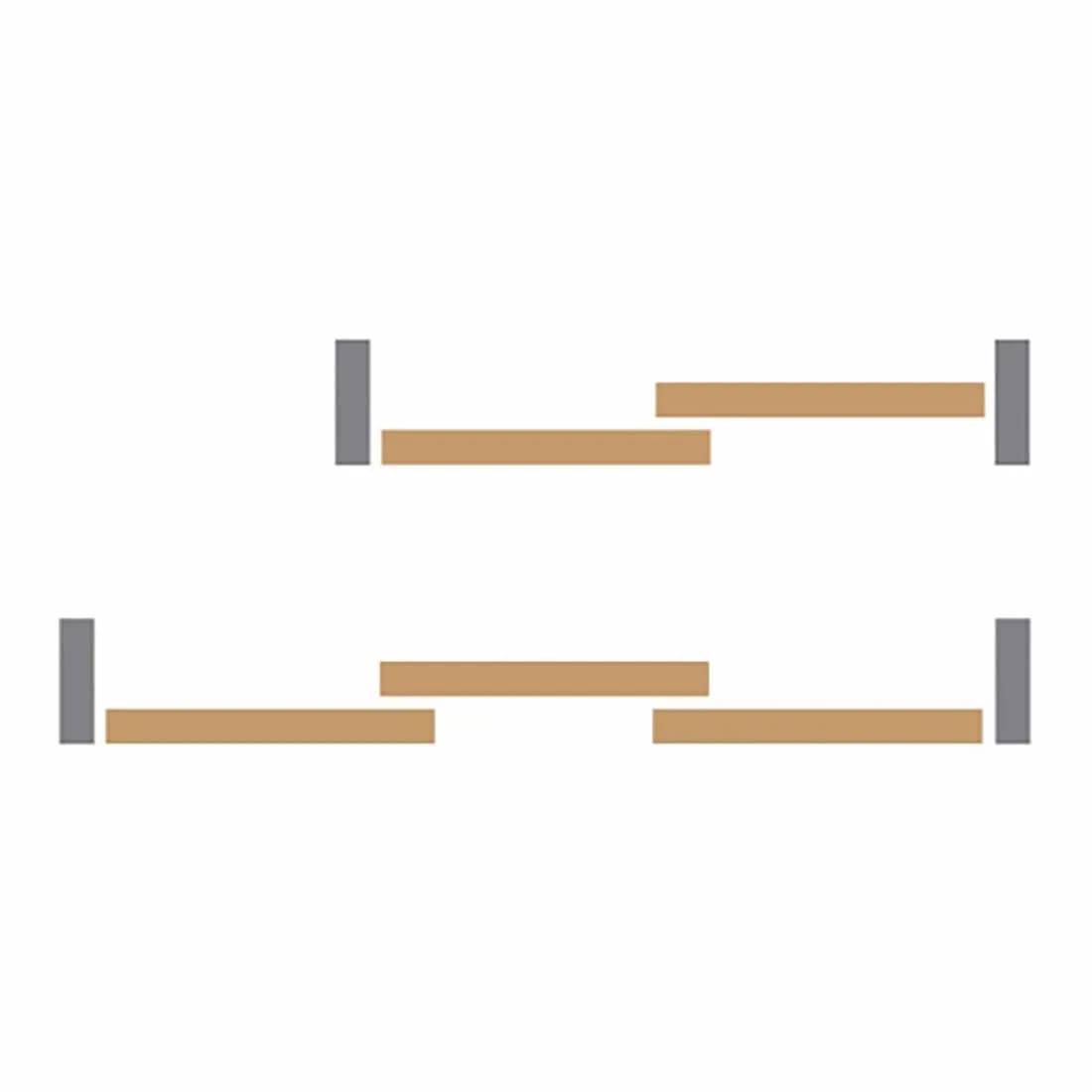 Ares2 Sliding Door Track 2400Mm For 3 Doors