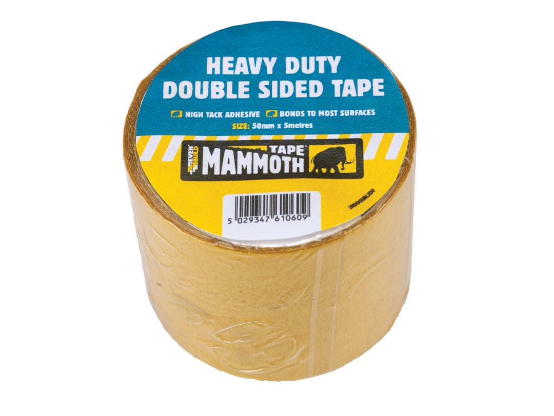 Everbuild Sika Mammoth Heavy-Duty Double Sided Tape 50mm x 5m 488760