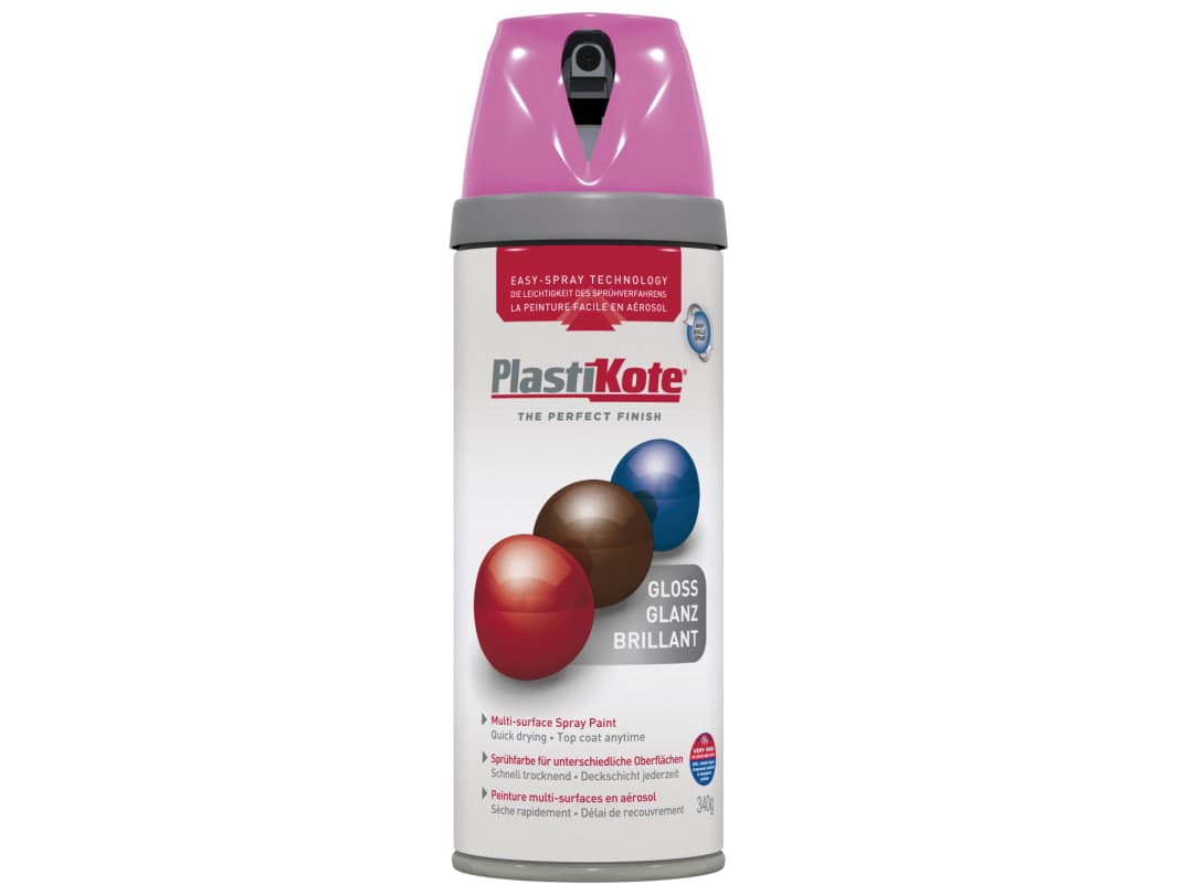 PlastiKote Premium Gloss Pink Burst 400ml 21113 021113