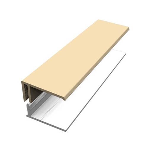 Weatherboard Cladding Two Part Edge Trim - 3mtr Sand