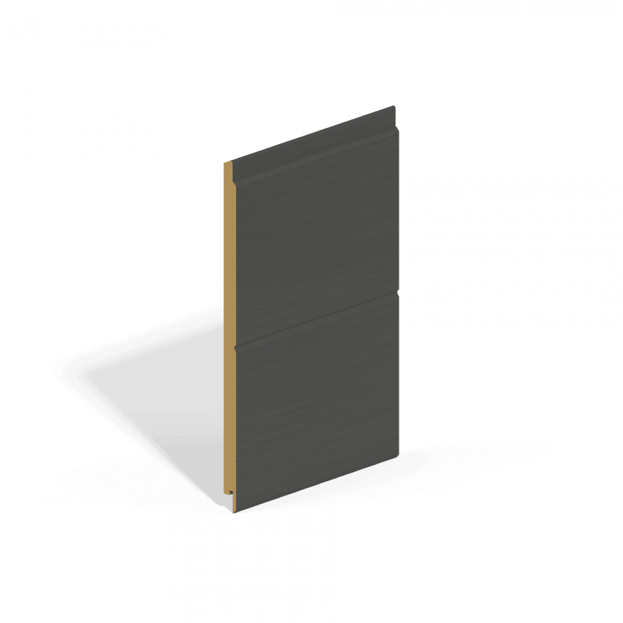 Double Tongue & Groove MDF Cladding - 244mm x 4.88mtr Anthracite Grey