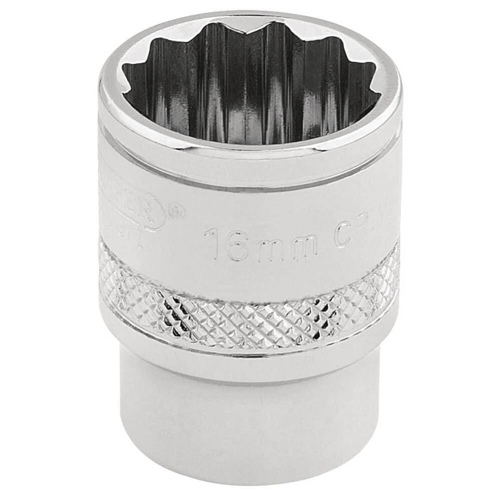 Draper Expert 32780 Hi-Torq® 12 Point Socket 3/8in Sq. Dr. 16Mm each