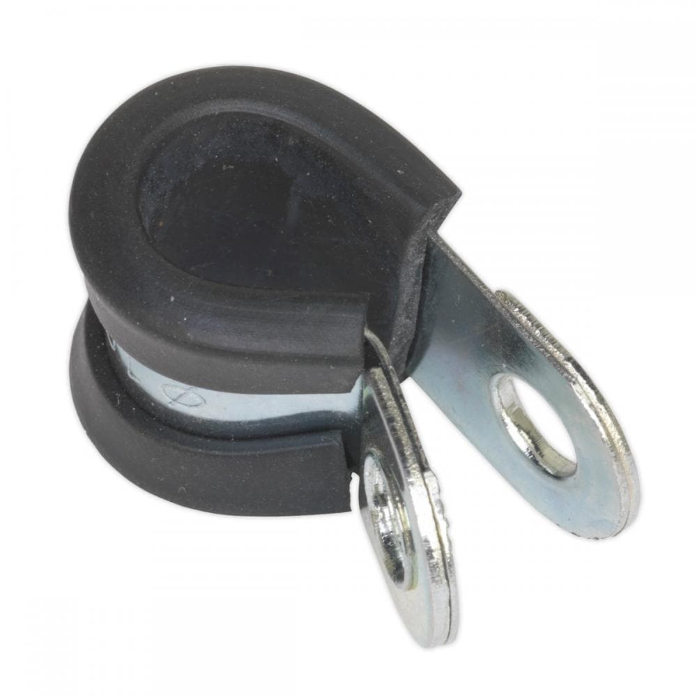 Sealey PCJ10 P-Clip Rubber Lined Ø10Mm Pack Of 25