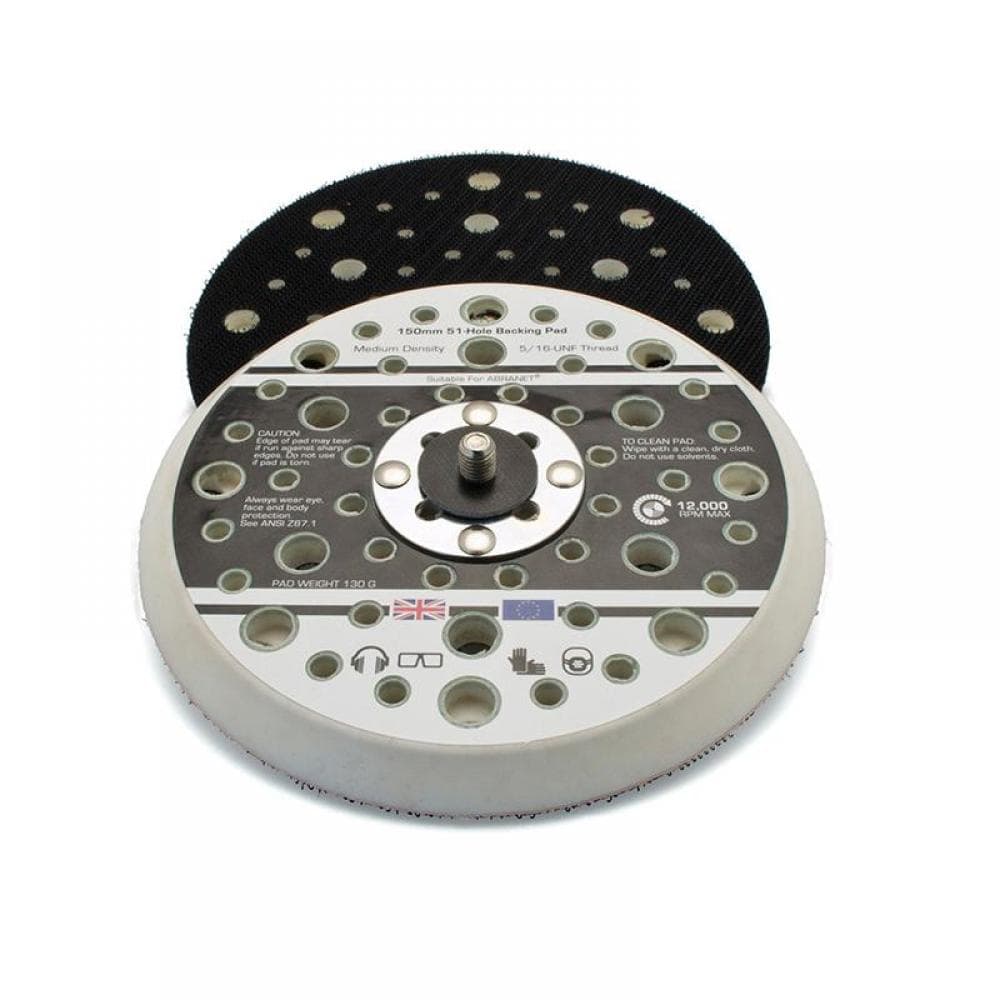 Flexipads World Class 17096 Dual Action Sander Pad 150Mm Grip® 5/16 Unf