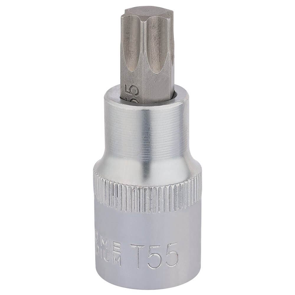 Draper Expert 16319 Draper Tx-Star® Socket Bit 1/2in Sq. Dr. T55 X 55Mm each