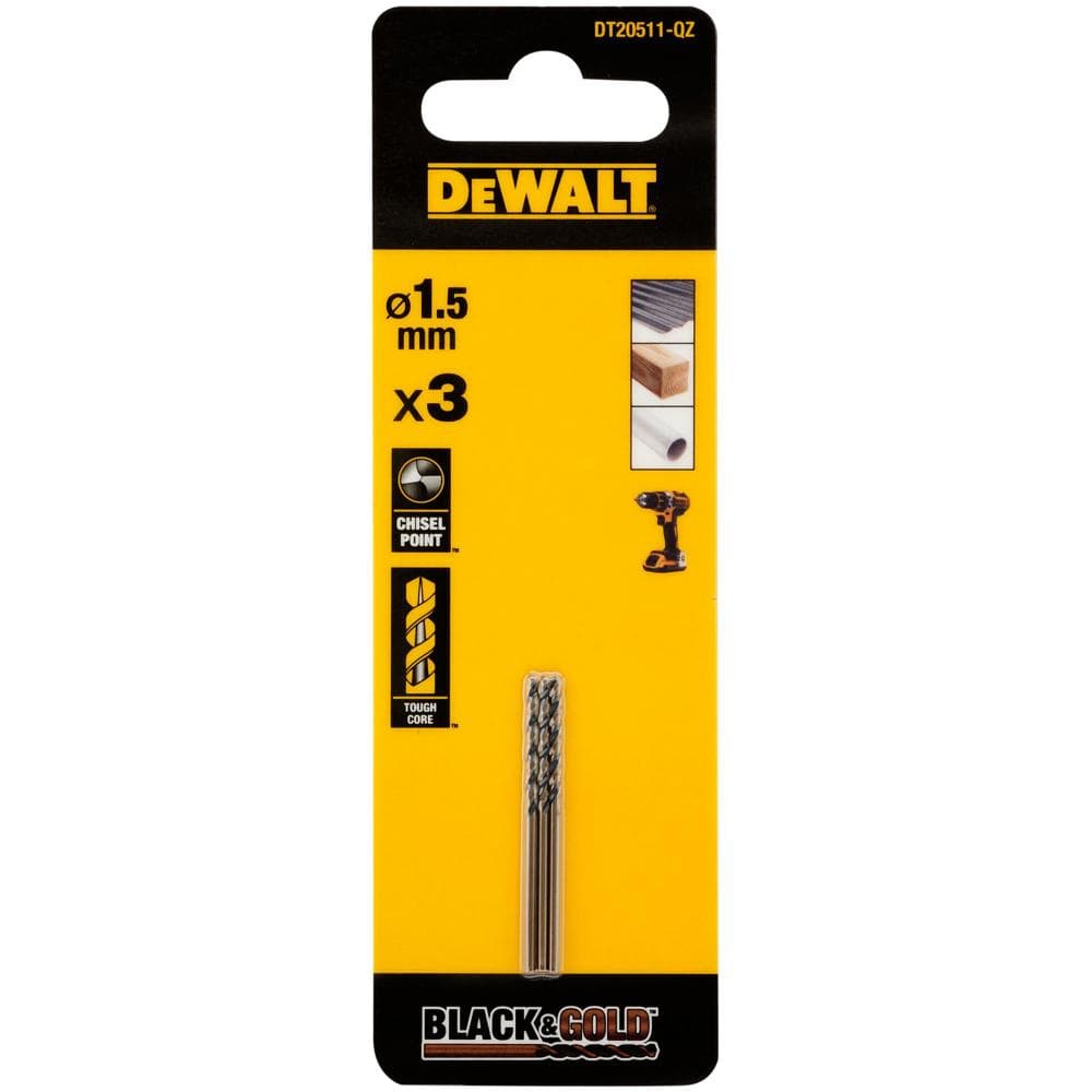 Dewalt Black and Gold HSS Drill Bit