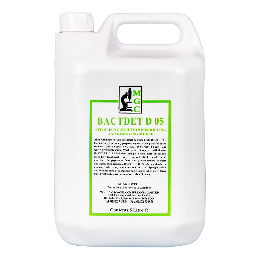 MGC Bactdet D05 Sterlising Solution 5L