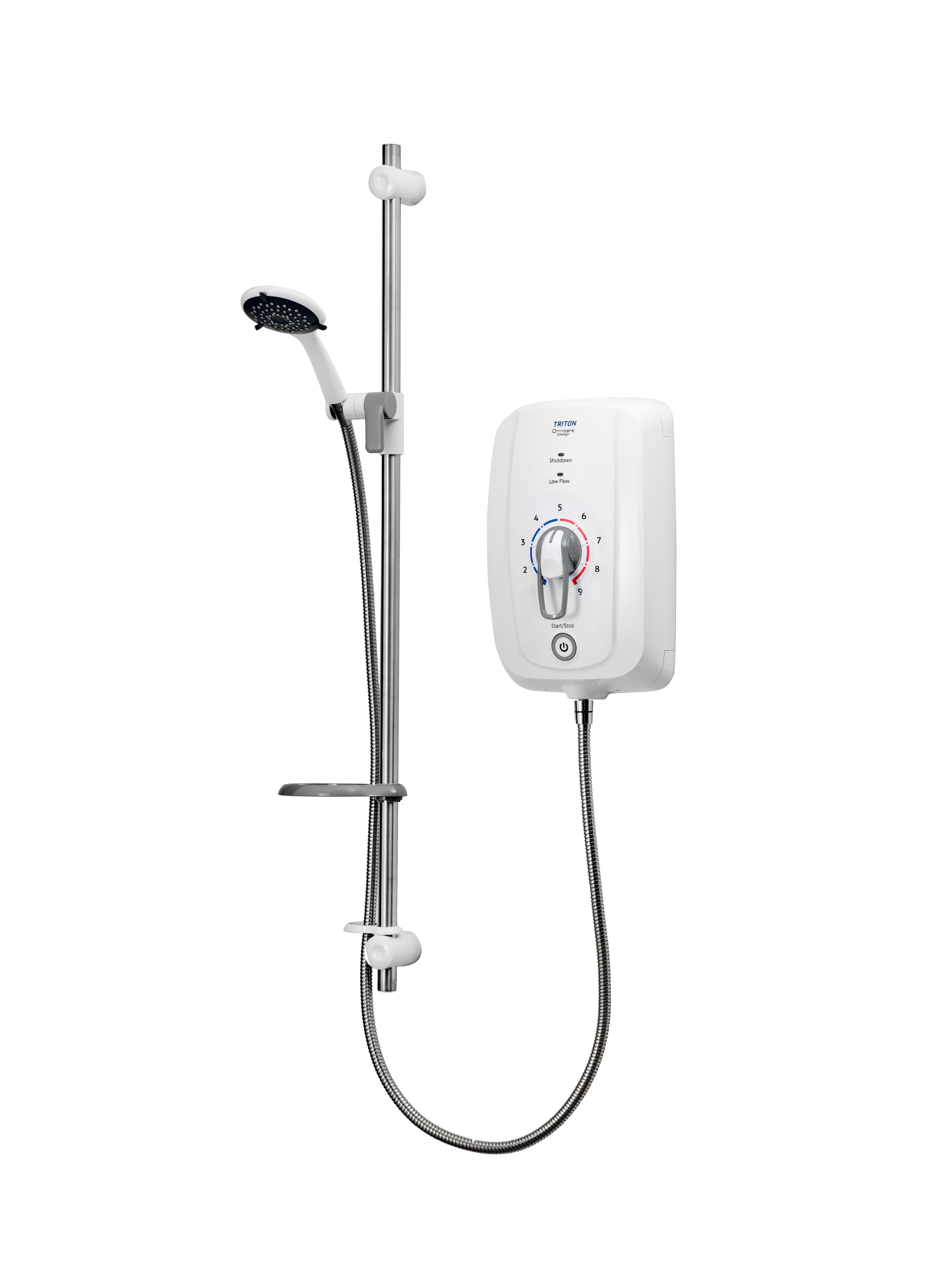 Triton Omnicare TEOMND81 Design Thermostatic 8.5kW Electric Shower with Extended Kit