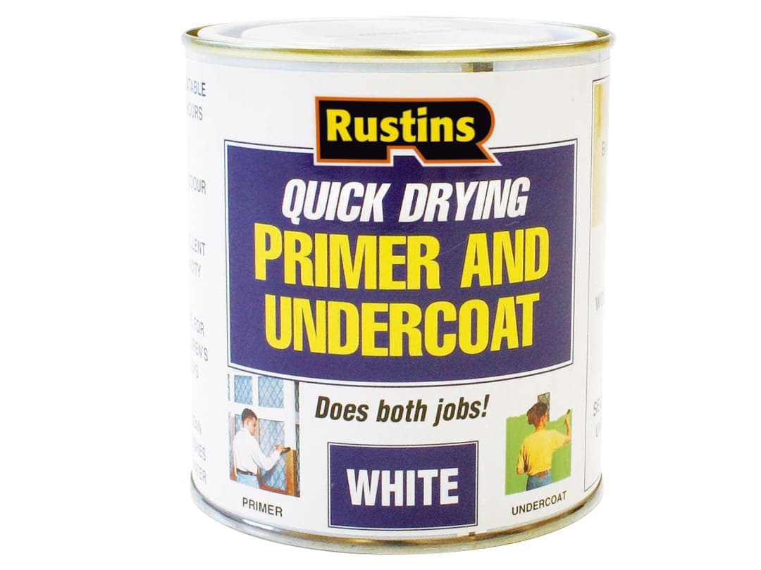 Rustins Quick Dry Primer & Undercoat White 250ml WHPU250