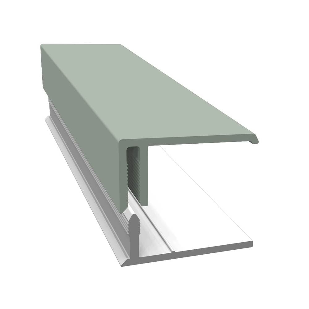 Weatherboard Cladding Two Part Edge Trim - 3mtr Sage Green