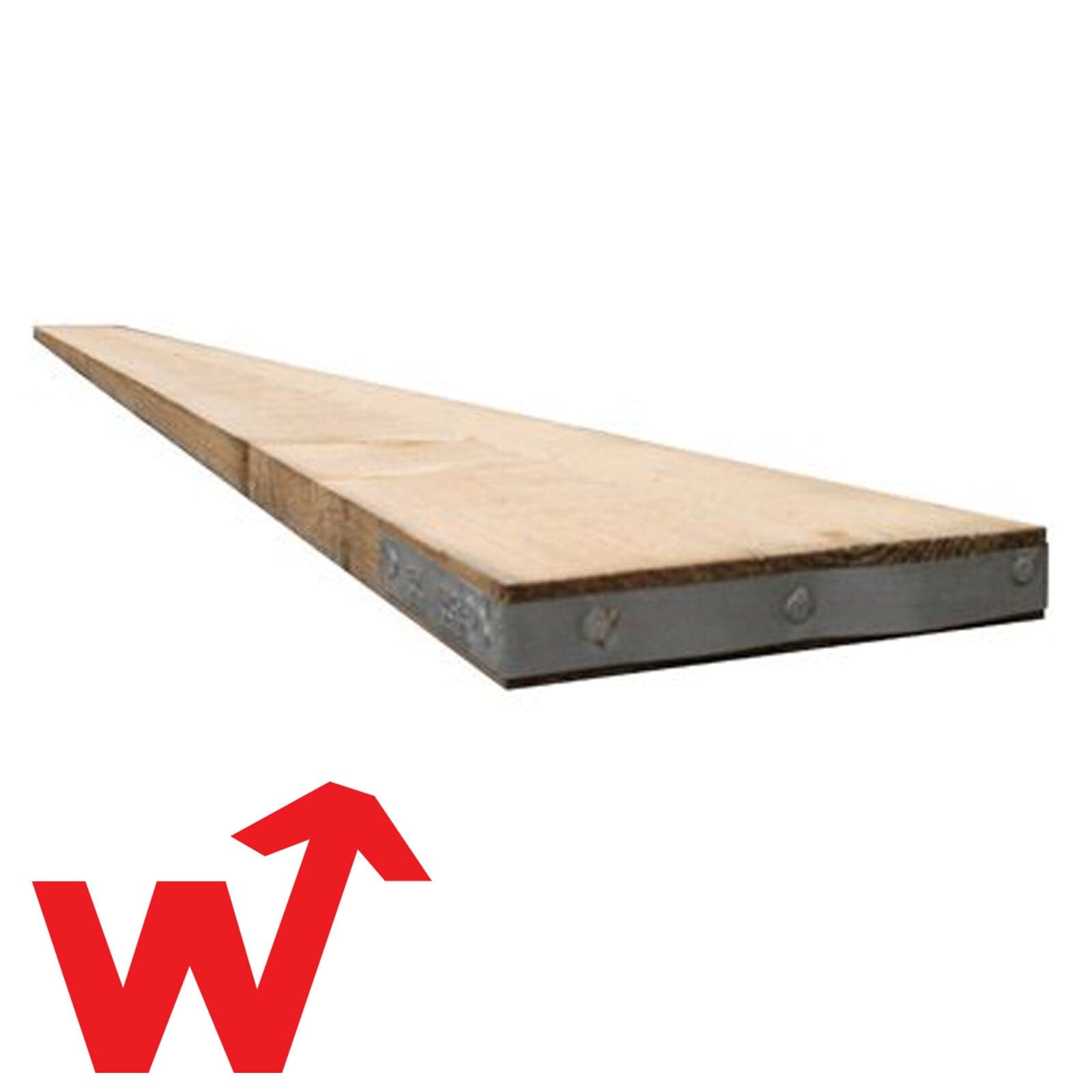 10 Pack BANDED scaffold board Shelving 600mm long - 210mm wide - 35mm thick