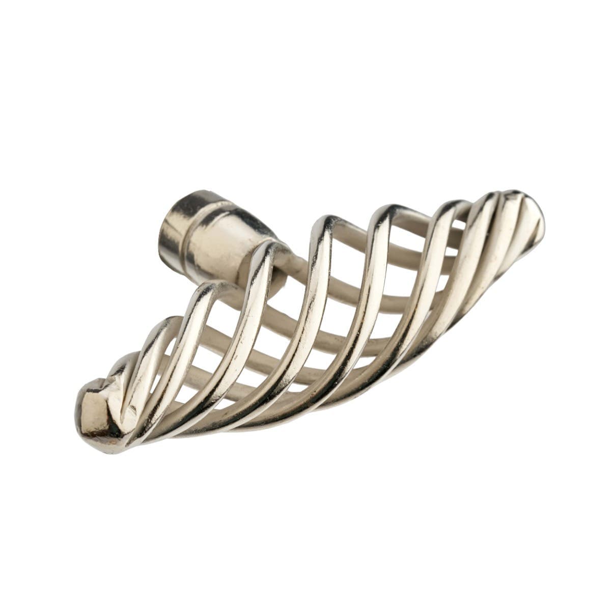 Twisted Cage Cabinet Knob - Satin Nickel - 76mm - Elite Knobs & Handles