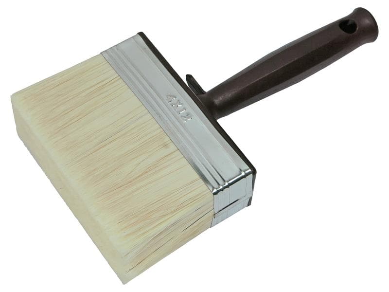 Faithfull 751798L Woodcare Shed & Fence Brush 120Mm (4.3/4In)