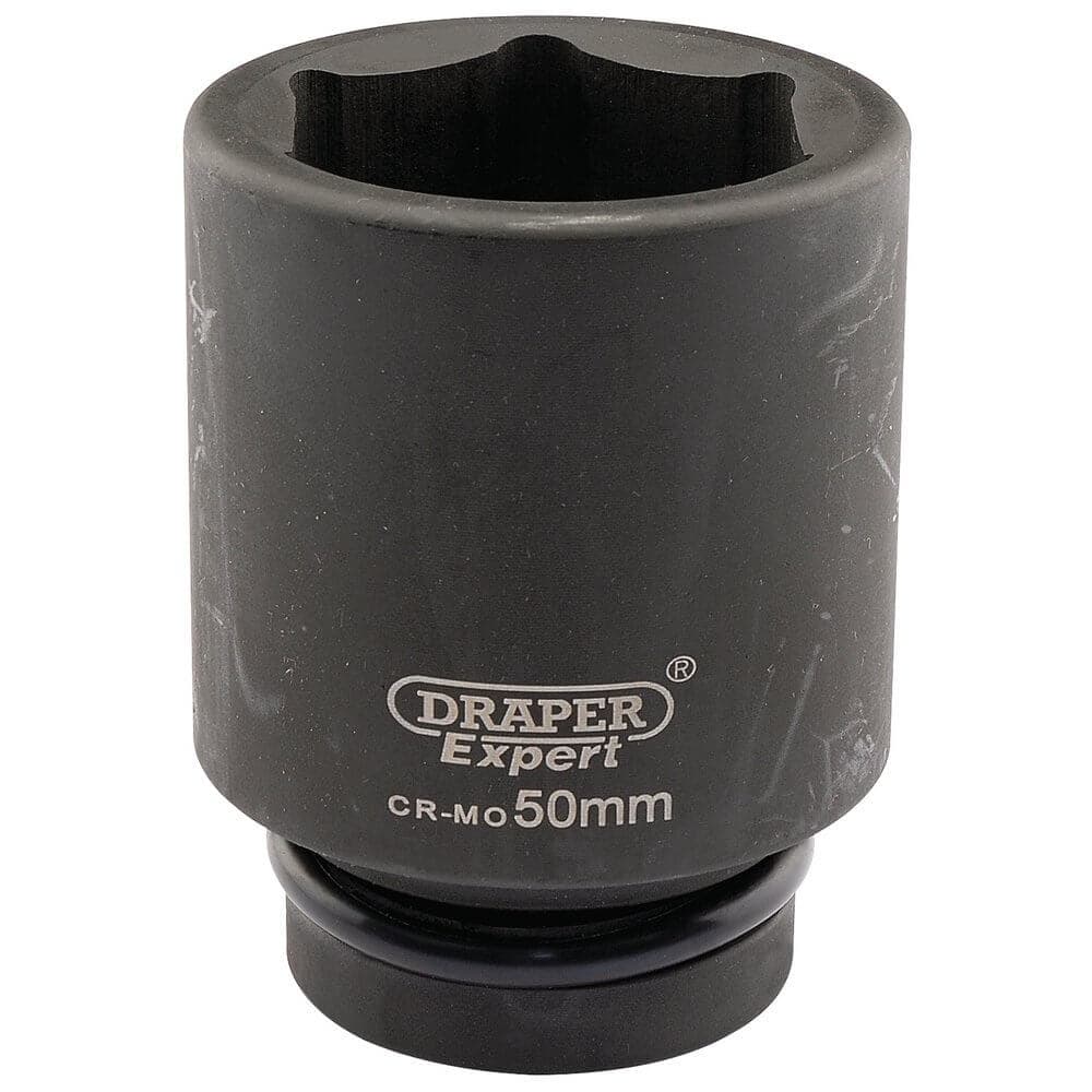 Draper Expert 05155 Expert Hi-Torq® 6 Point Deep Impact Socket 1in Sq. Dr. 50Mm each
