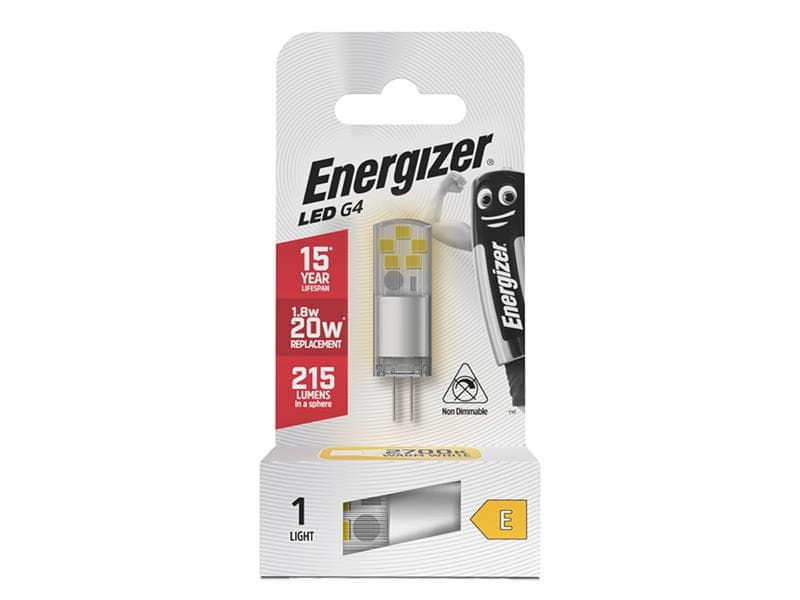 Energizer® S18746 Led G4 215 Lumens 1.8W 2700K S18746