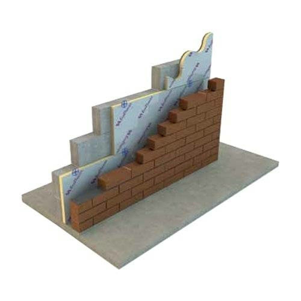 Ecotherm Eco-Cavity Wall Insulation 1200mm x 450mm x 100mm - Pack of 5 | 2.7m2