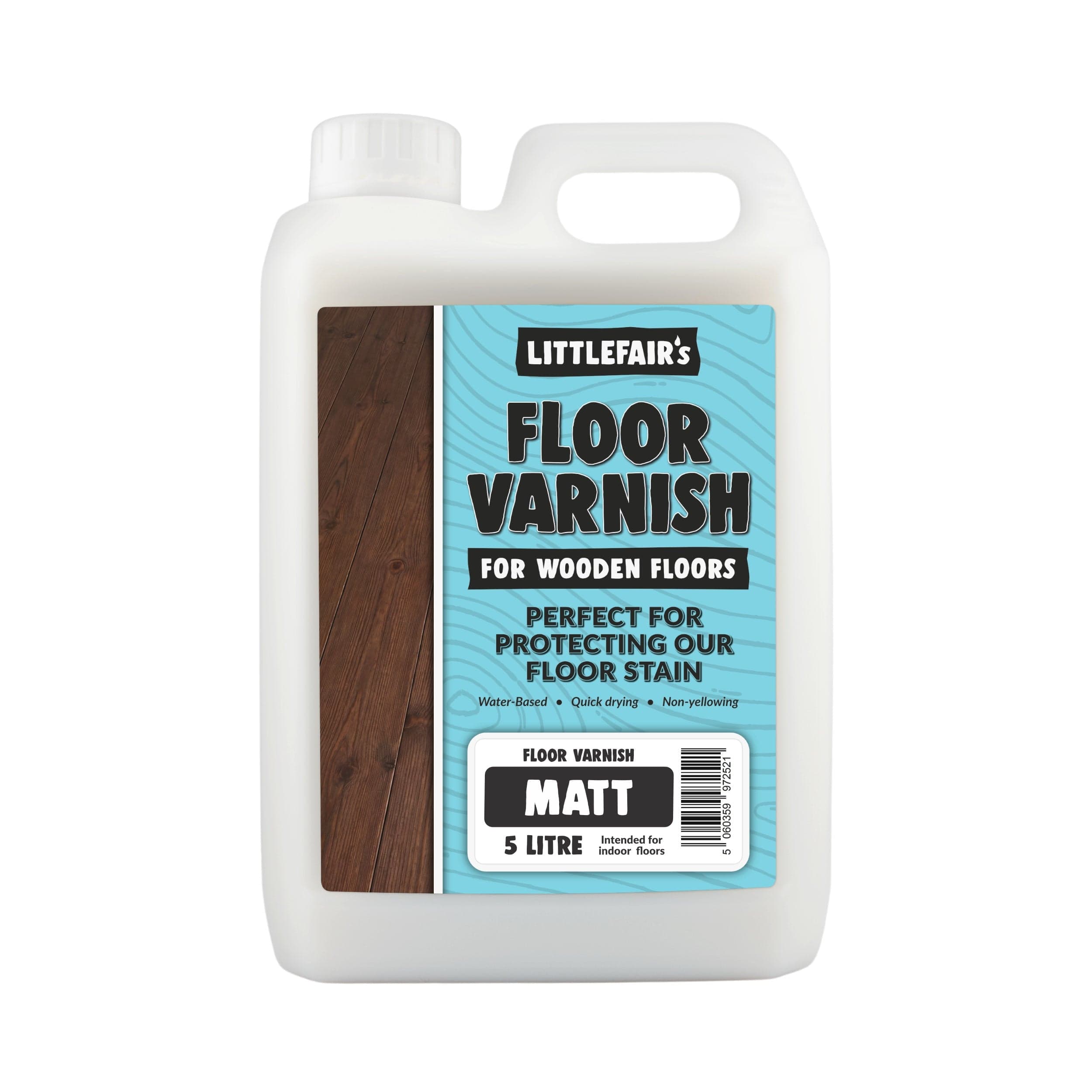 Water-Based Wood Floor Varnish - Matt/Satin/Gloss