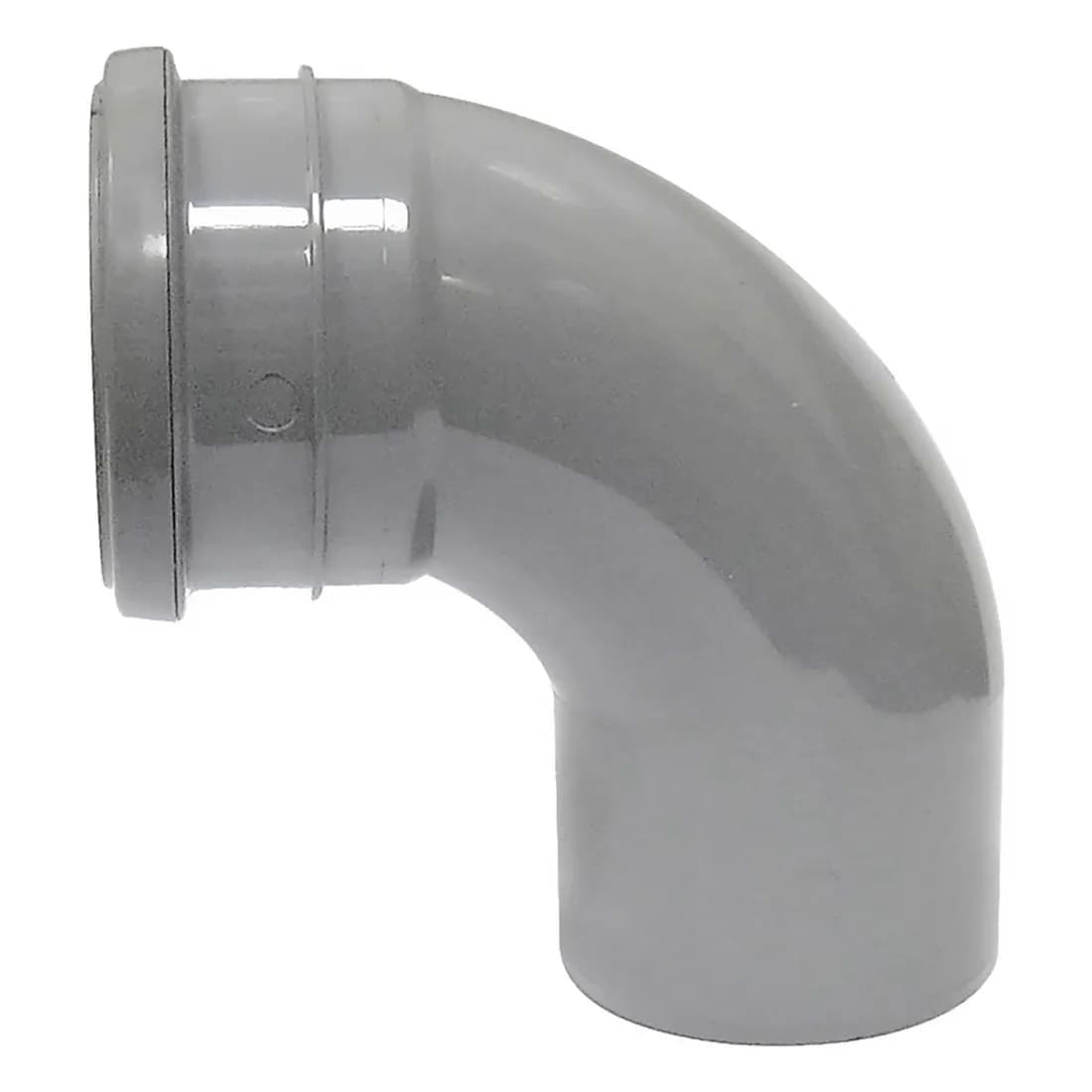 Single Socket 92.5 Degree Bend 110Mm Grey Soil Sp161G