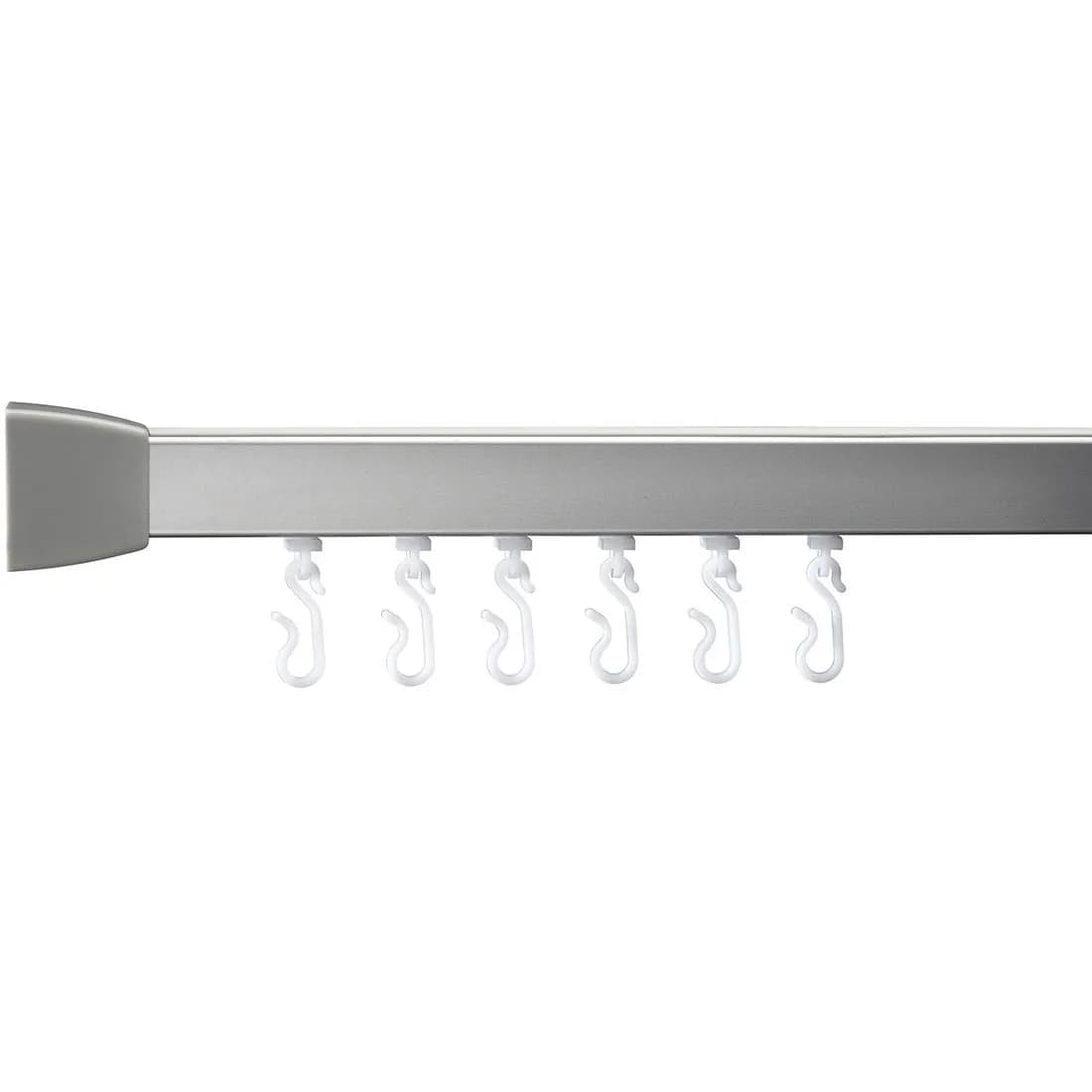 Straight Shower Curtain Rail 1830Mm Silver Croydex