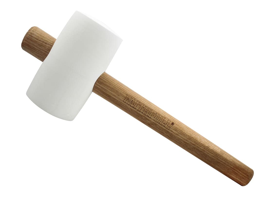 Faithfull FSC White Rubber Mallet 28oz FAIRMWF28FSC