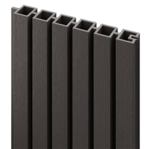 Durapost Urban Slatted Composite Fencing Board - 1830mm Grey - Pack of 2