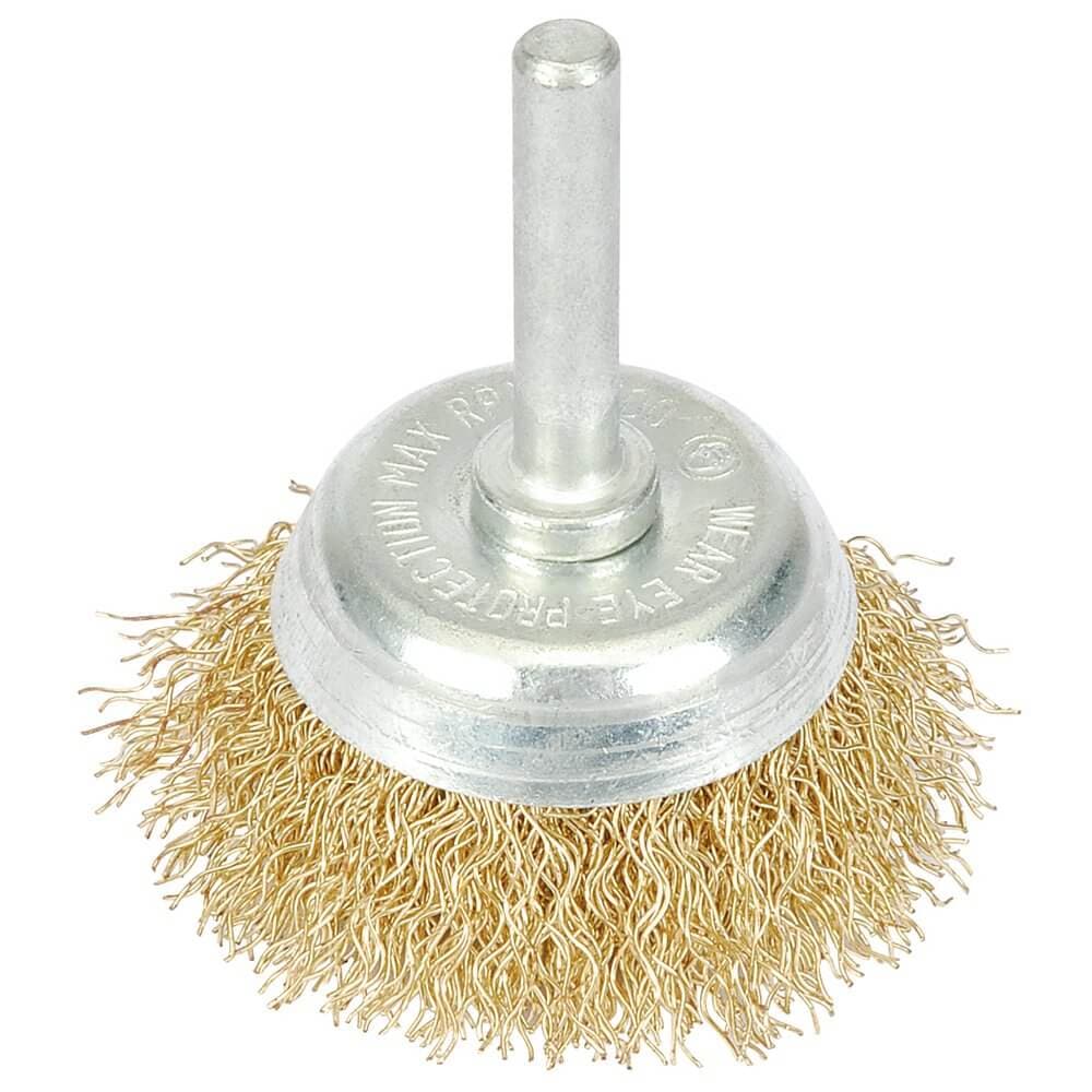 Draper 41431 Brassed Steel Crimped Wire Cup Brush 40Mm each 1