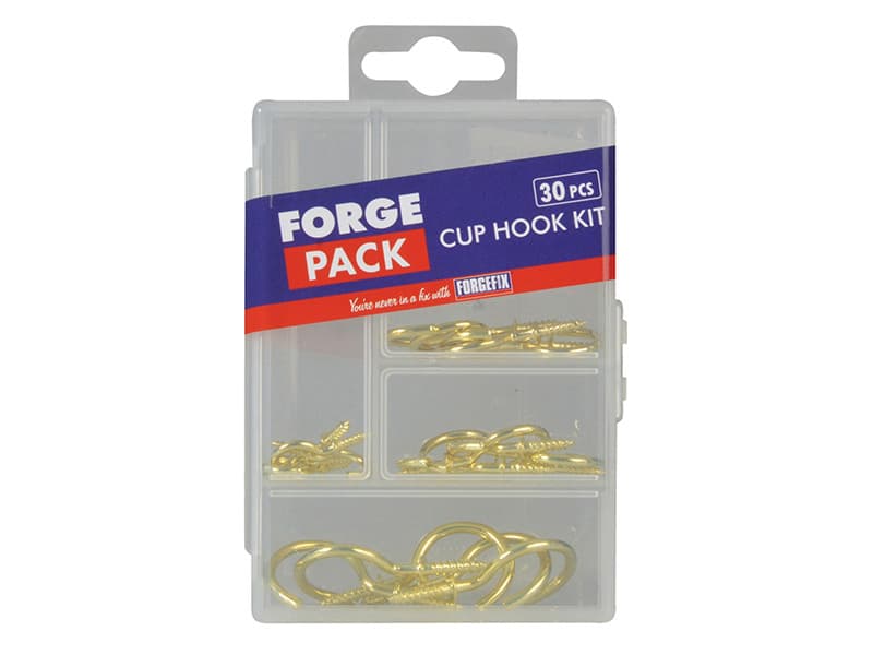 Forgefix FPCUPSET Cup Hook Kit Forgepack 30 Piece