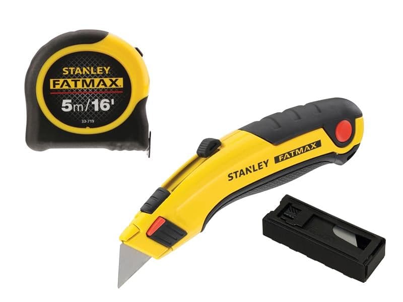 Stanley® FMHT43257-0 Fatmax® Triple Pack - Tape Retractable Knife And Blades