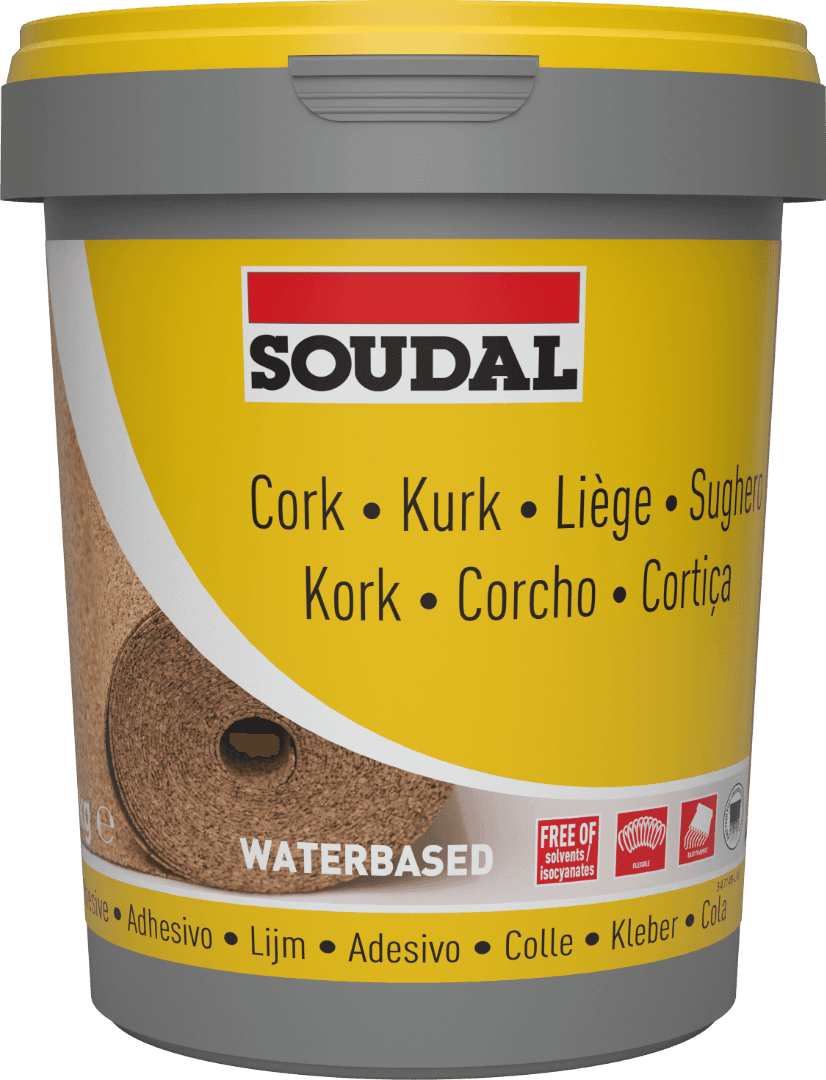 Soudal Cork Adhesive Brown 1Kg 100014