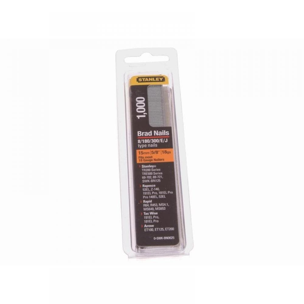 Stanley® 0-SWK-BN0625 Swkbn Brad Nail 15Mm Swkbn062 (Pack 1000)
