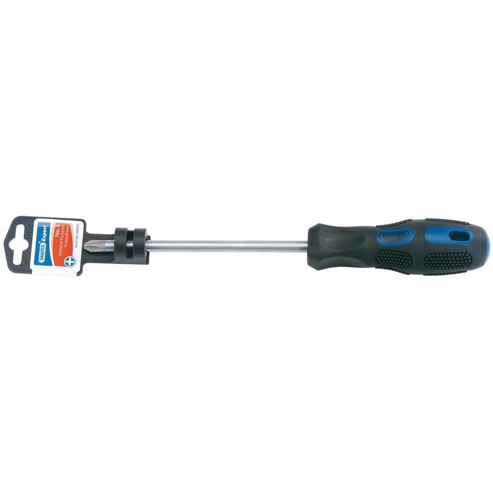 Draper Expert 40020 Cross Slot Screwdriver No.3 X 150Mm each
