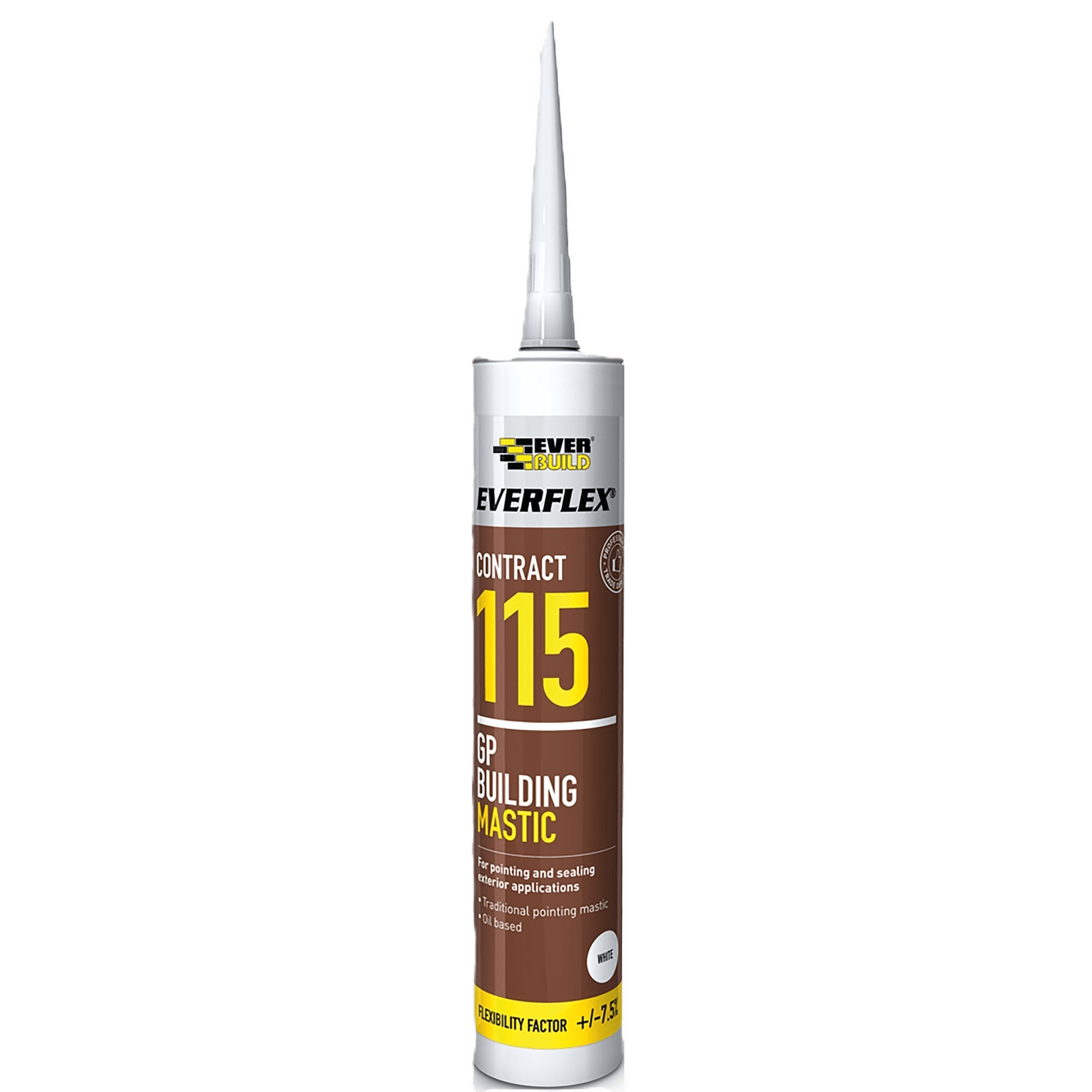 Everbuild Everflex Contract 115 GP Building Mastic white 285 ML