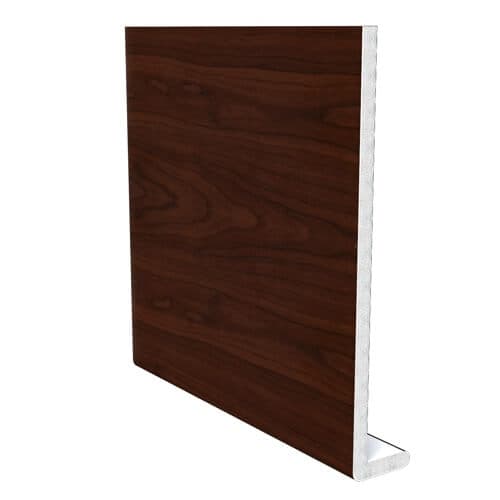 400mm Rosewood Fascia Capping Box End Board - 10mm x 1.25mtr