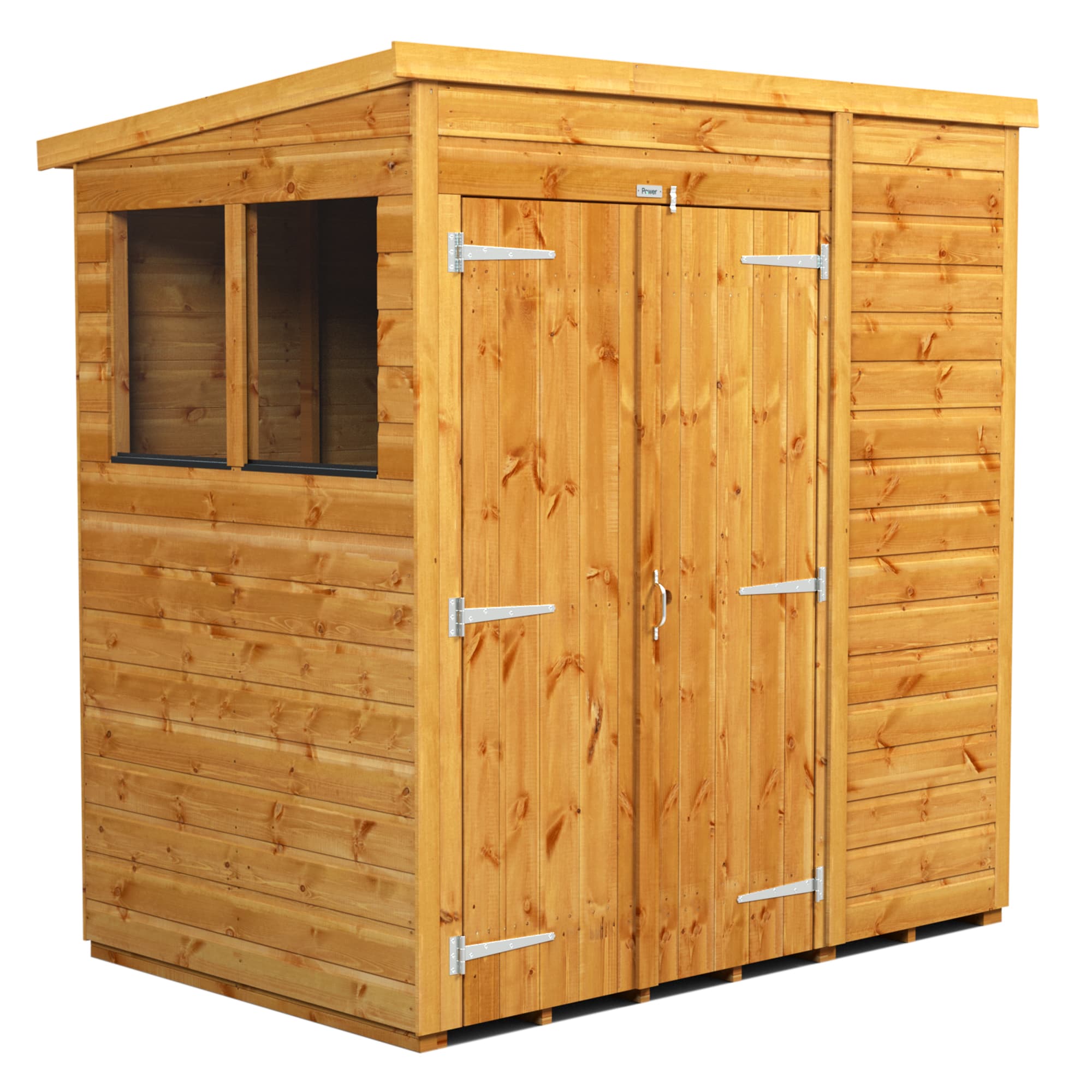 Powersheds 6 x 4 Power Pent Double Door