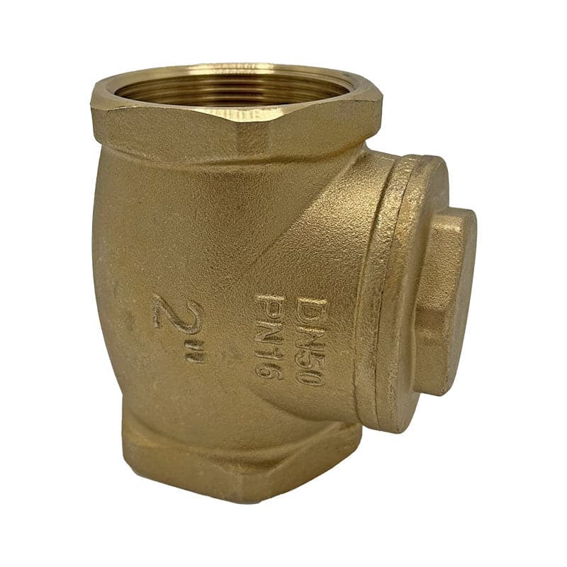 2" Brass Non-Return Valve with Rubber Seat