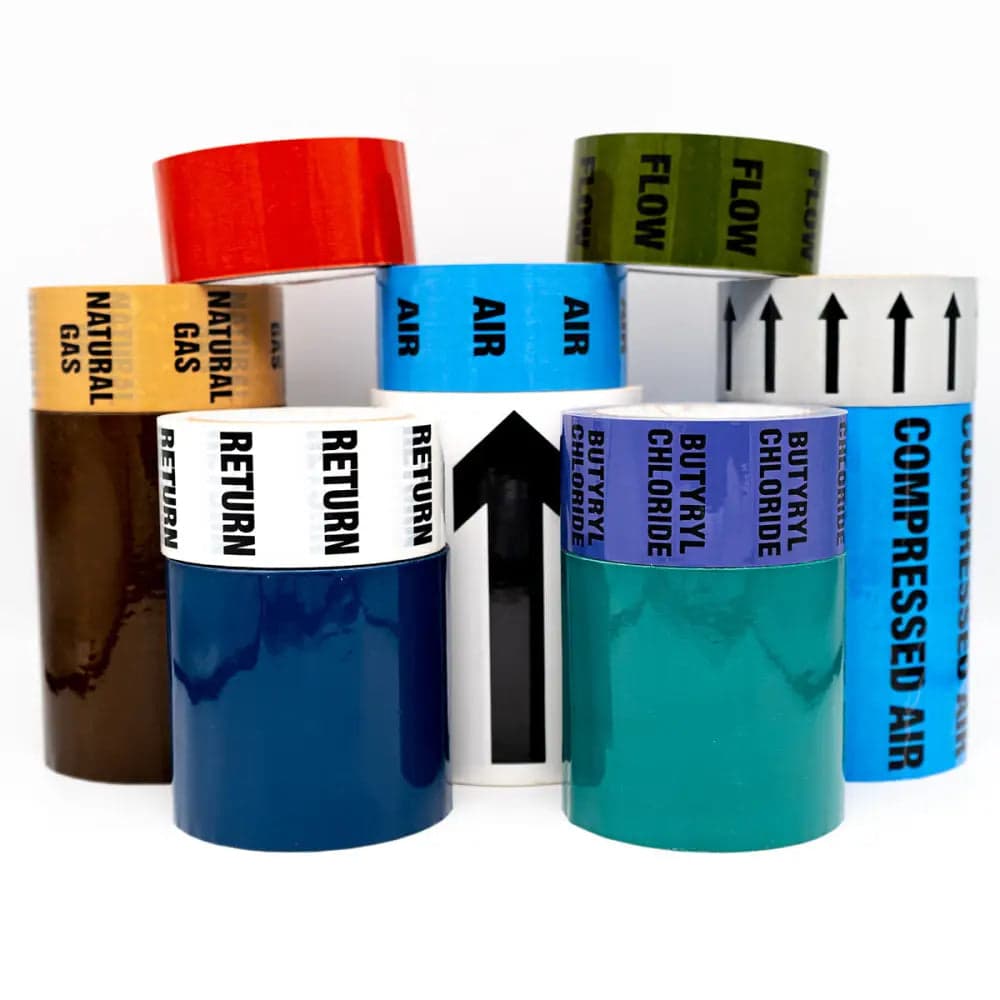 Customized Pipe Identification Tape / Label