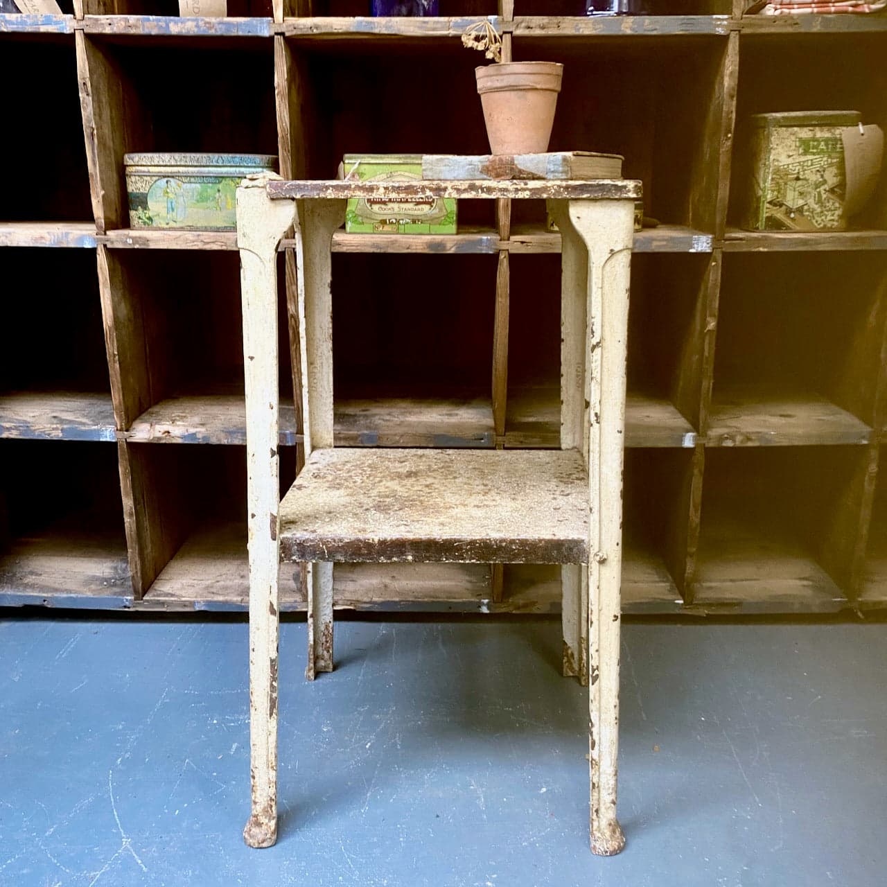 Industrial Cast Iron Table