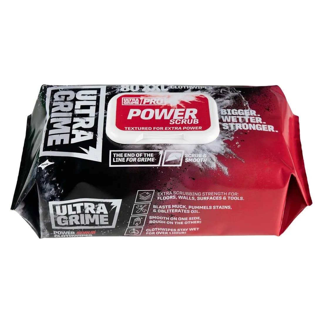 Ulagrime Pro Power Scrub Xxl Cloth Wipes Pk80